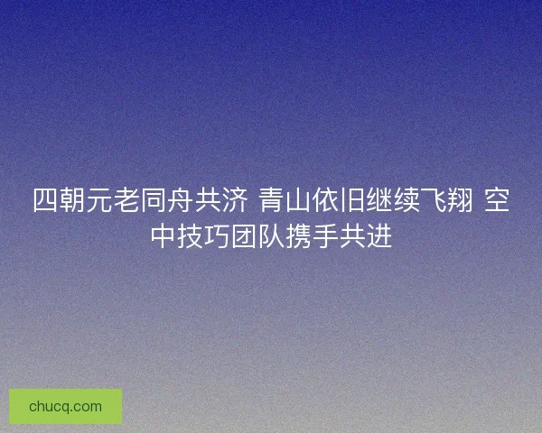 四朝元老同舟共济 青山依旧继续飞翔 空中技巧团队携手共进